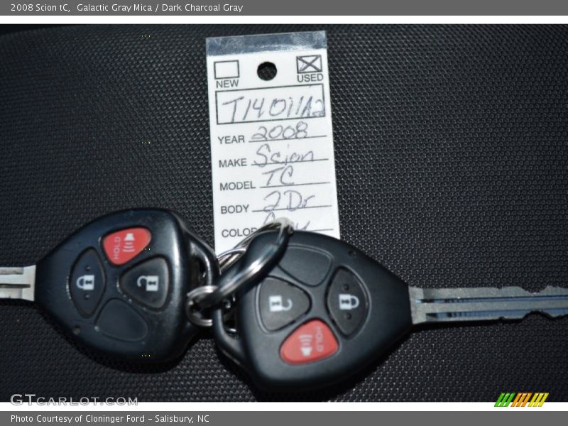 Galactic Gray Mica / Dark Charcoal Gray 2008 Scion tC