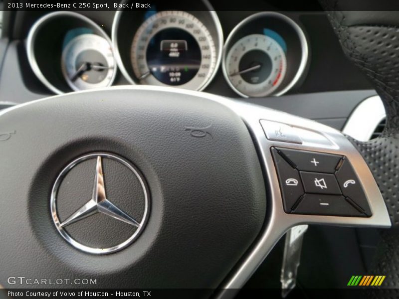 Black / Black 2013 Mercedes-Benz C 250 Sport