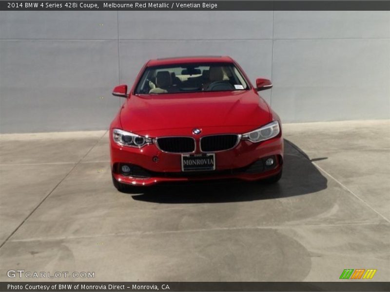 Melbourne Red Metallic / Venetian Beige 2014 BMW 4 Series 428i Coupe