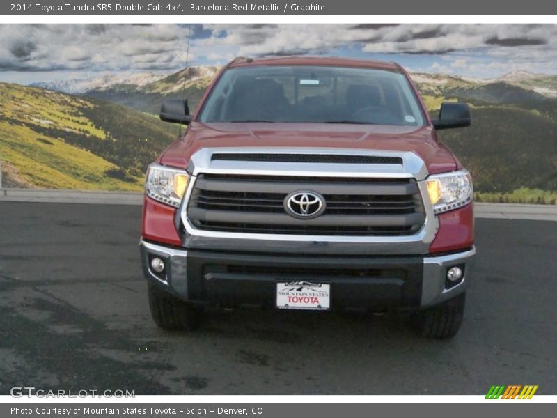 Barcelona Red Metallic / Graphite 2014 Toyota Tundra SR5 Double Cab 4x4
