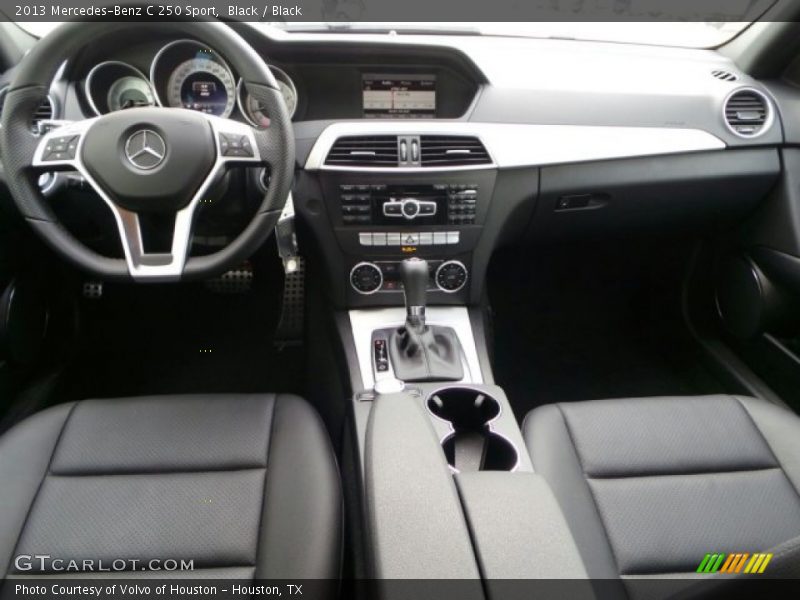 Black / Black 2013 Mercedes-Benz C 250 Sport