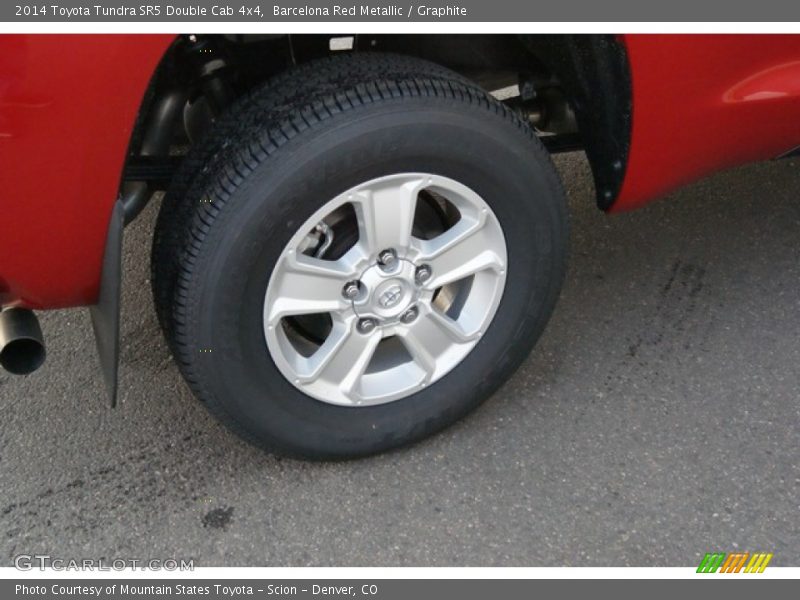 Barcelona Red Metallic / Graphite 2014 Toyota Tundra SR5 Double Cab 4x4