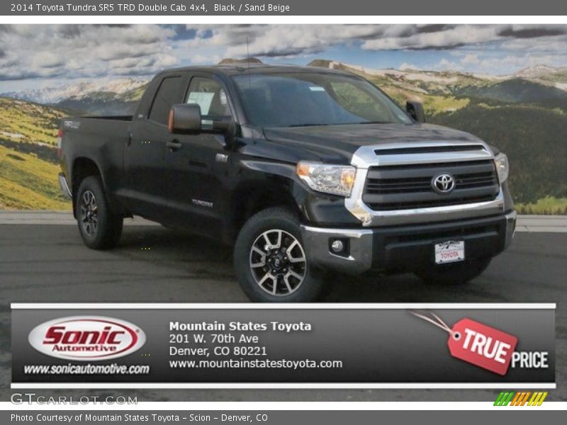 Black / Sand Beige 2014 Toyota Tundra SR5 TRD Double Cab 4x4