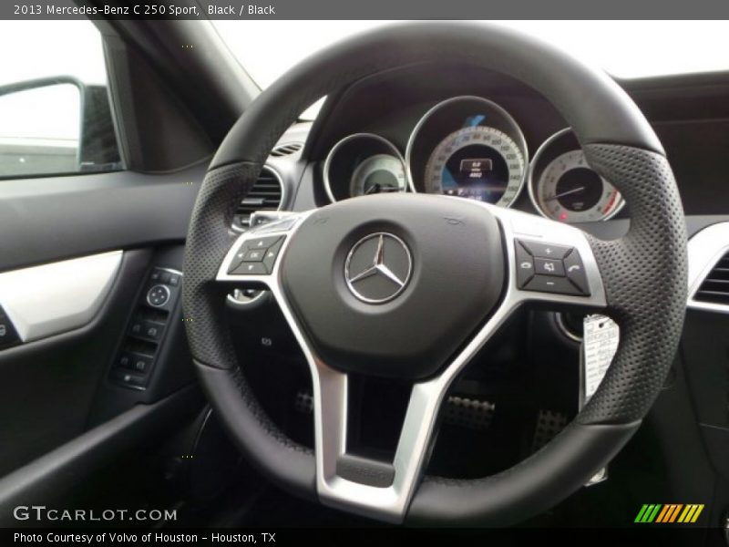 Black / Black 2013 Mercedes-Benz C 250 Sport