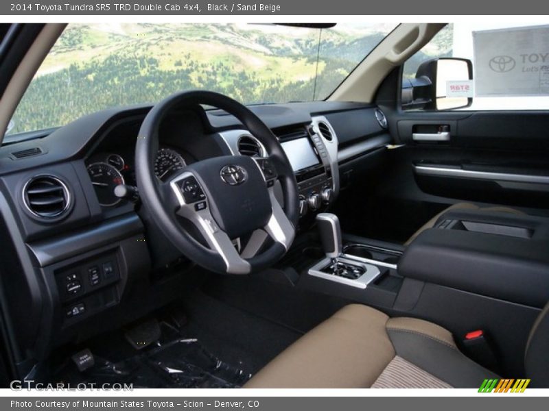 Black / Sand Beige 2014 Toyota Tundra SR5 TRD Double Cab 4x4