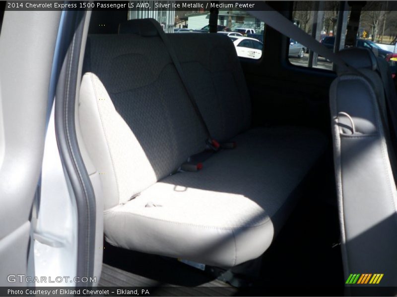 Silver Ice Metallic / Medium Pewter 2014 Chevrolet Express 1500 Passenger LS AWD