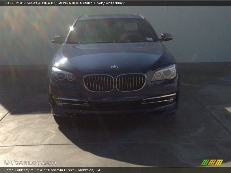 ALPINA Blue Metallic / Ivory White/Black 2014 BMW 7 Series ALPINA B7