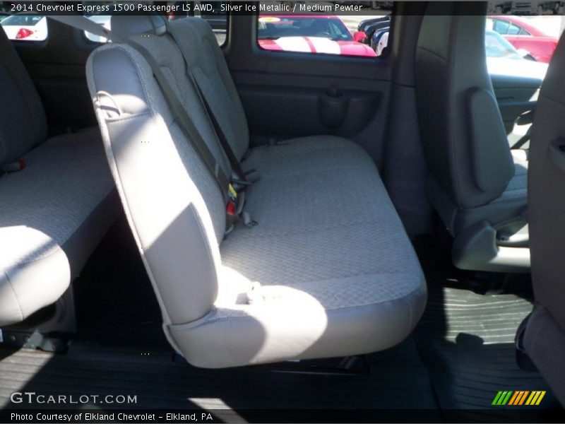 Silver Ice Metallic / Medium Pewter 2014 Chevrolet Express 1500 Passenger LS AWD