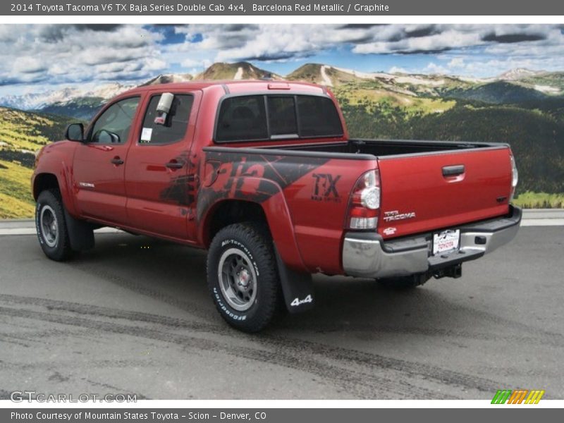 Barcelona Red Metallic / Graphite 2014 Toyota Tacoma V6 TX Baja Series Double Cab 4x4