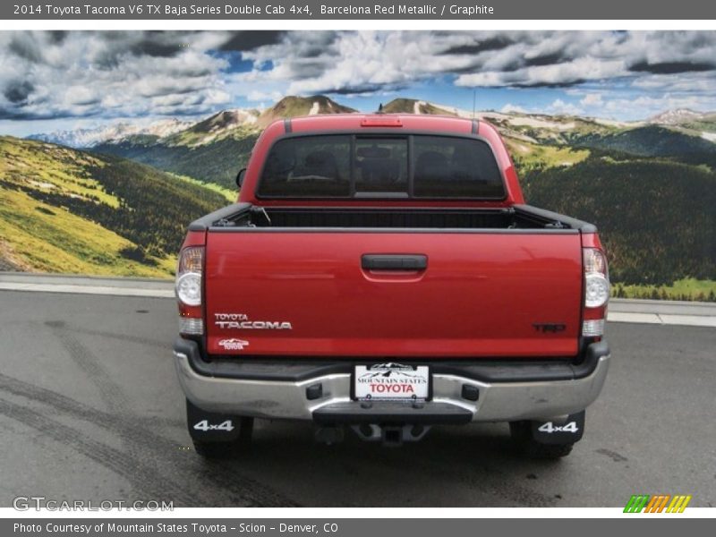 Barcelona Red Metallic / Graphite 2014 Toyota Tacoma V6 TX Baja Series Double Cab 4x4