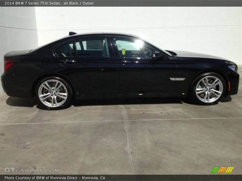 Jet Black / Oyster 2014 BMW 7 Series 750i Sedan