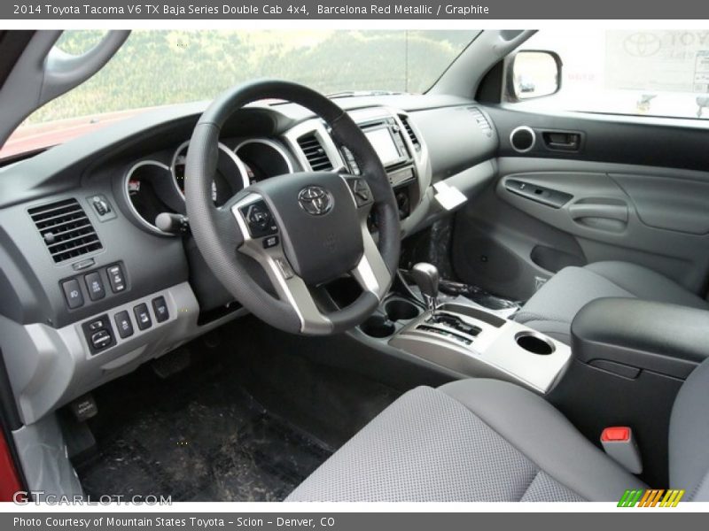  2014 Tacoma V6 TX Baja Series Double Cab 4x4 Graphite Interior