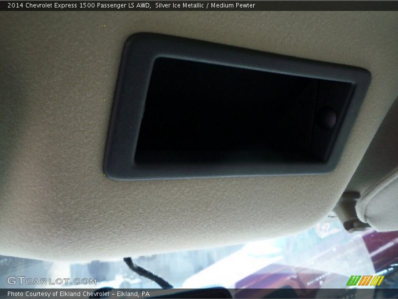 Silver Ice Metallic / Medium Pewter 2014 Chevrolet Express 1500 Passenger LS AWD