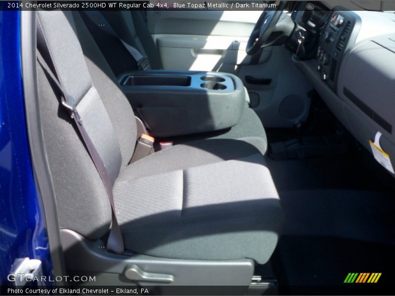 Blue Topaz Metallic / Dark Titanium 2014 Chevrolet Silverado 2500HD WT Regular Cab 4x4
