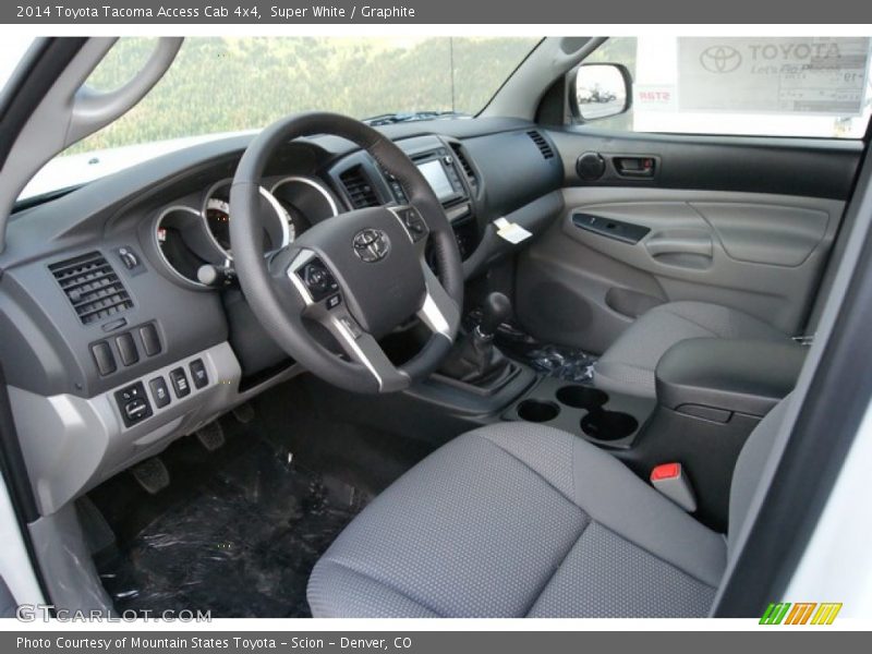  2014 Tacoma Access Cab 4x4 Graphite Interior