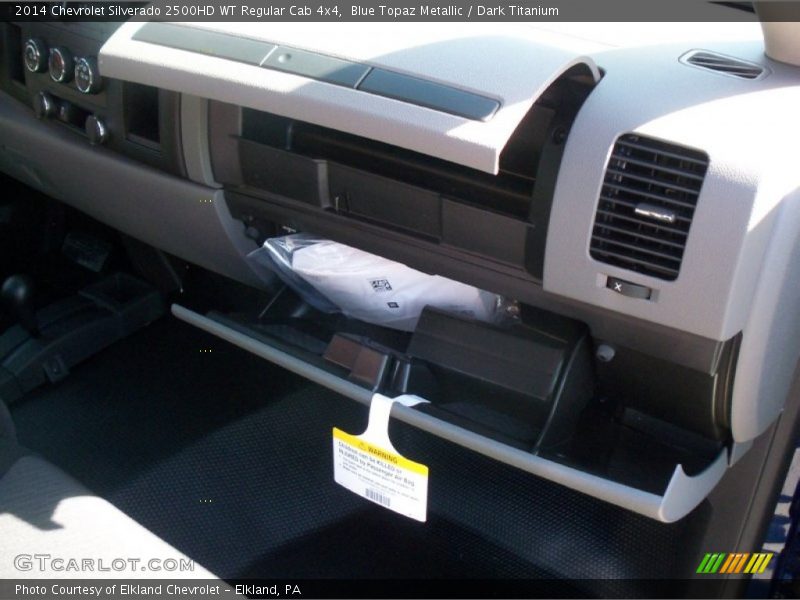 Blue Topaz Metallic / Dark Titanium 2014 Chevrolet Silverado 2500HD WT Regular Cab 4x4