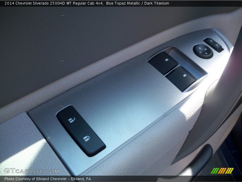 Blue Topaz Metallic / Dark Titanium 2014 Chevrolet Silverado 2500HD WT Regular Cab 4x4