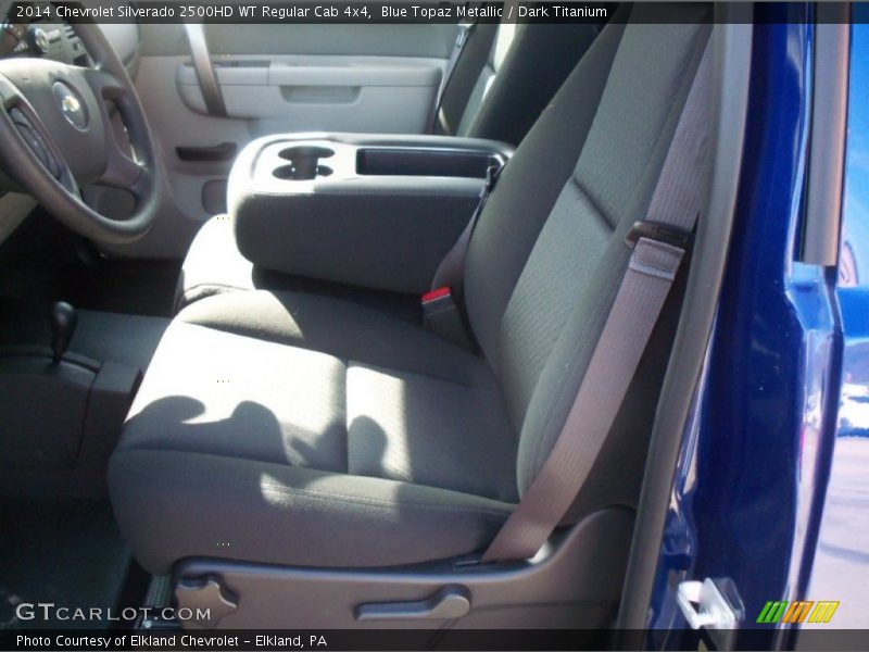 Blue Topaz Metallic / Dark Titanium 2014 Chevrolet Silverado 2500HD WT Regular Cab 4x4