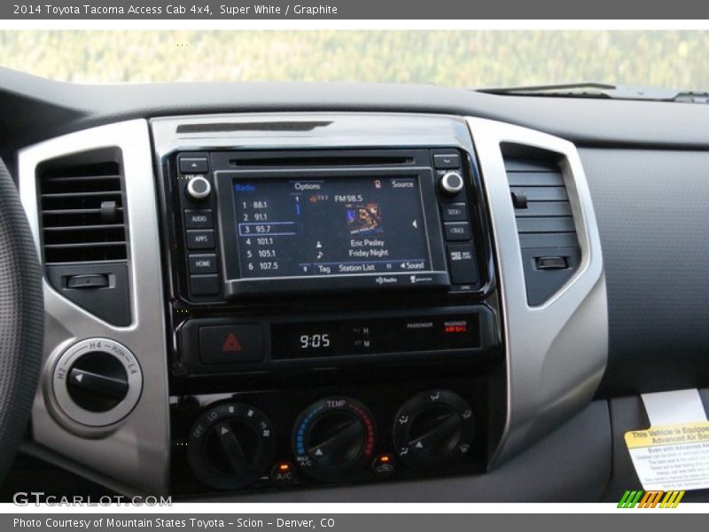 Super White / Graphite 2014 Toyota Tacoma Access Cab 4x4
