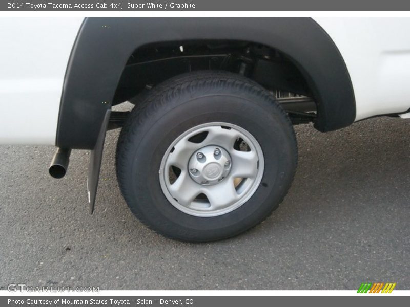 Super White / Graphite 2014 Toyota Tacoma Access Cab 4x4