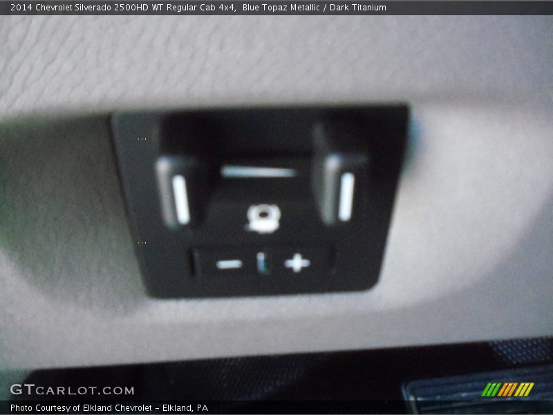 Blue Topaz Metallic / Dark Titanium 2014 Chevrolet Silverado 2500HD WT Regular Cab 4x4