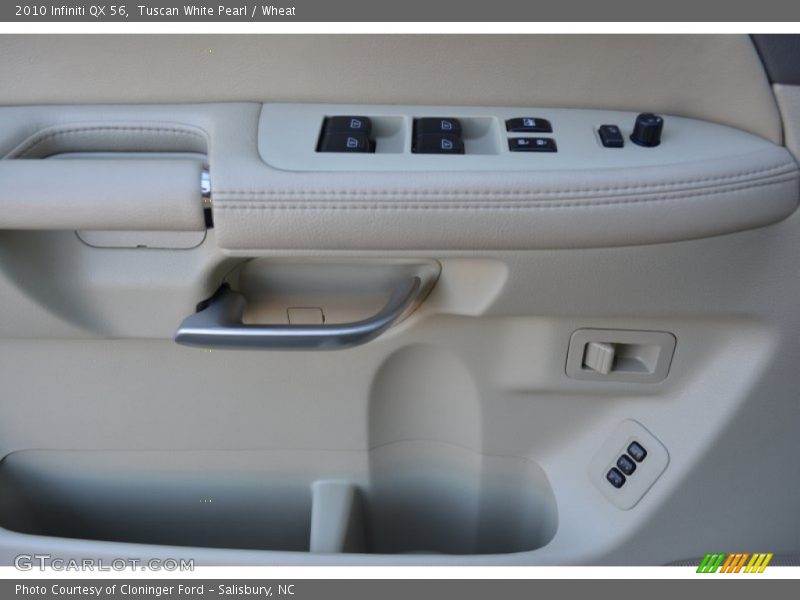 Tuscan White Pearl / Wheat 2010 Infiniti QX 56