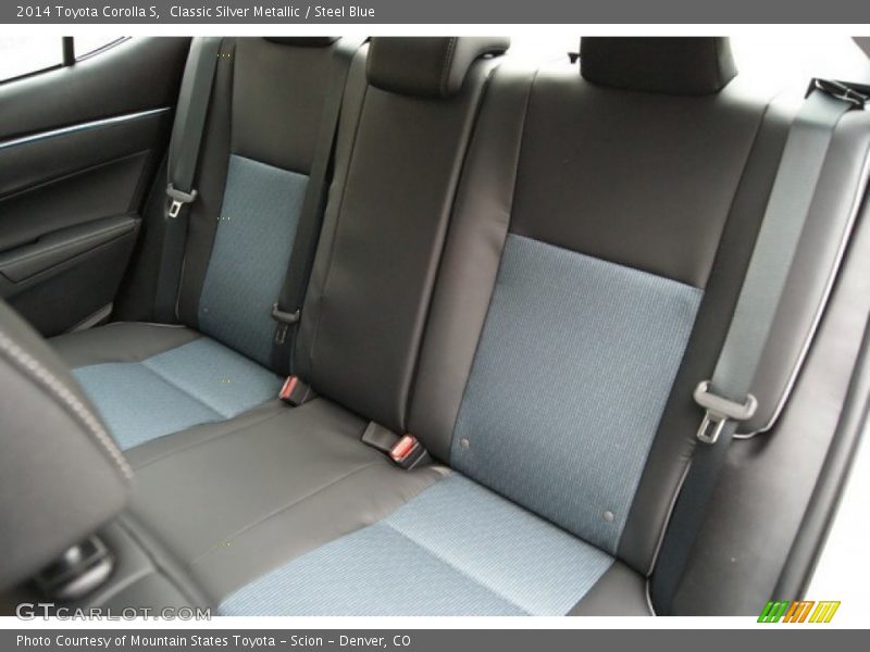 Classic Silver Metallic / Steel Blue 2014 Toyota Corolla S