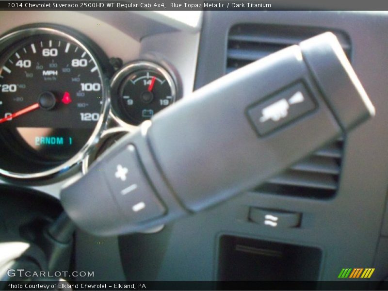 Blue Topaz Metallic / Dark Titanium 2014 Chevrolet Silverado 2500HD WT Regular Cab 4x4