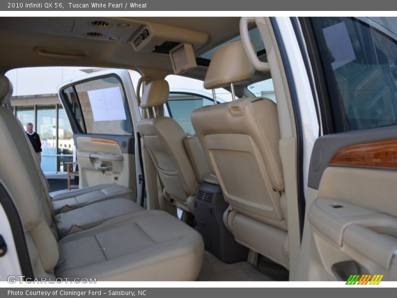 Tuscan White Pearl / Wheat 2010 Infiniti QX 56