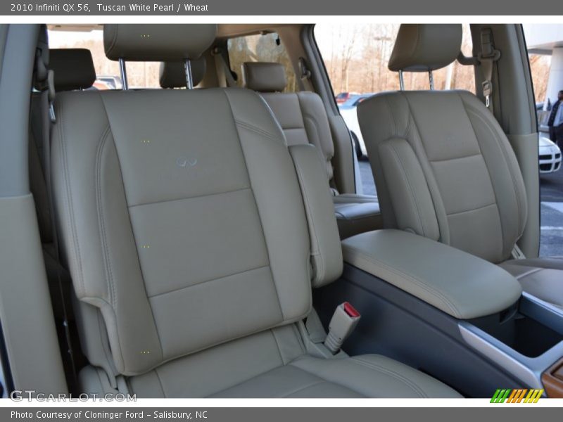 Tuscan White Pearl / Wheat 2010 Infiniti QX 56
