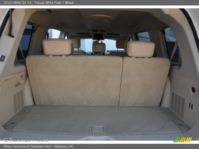 Tuscan White Pearl / Wheat 2010 Infiniti QX 56