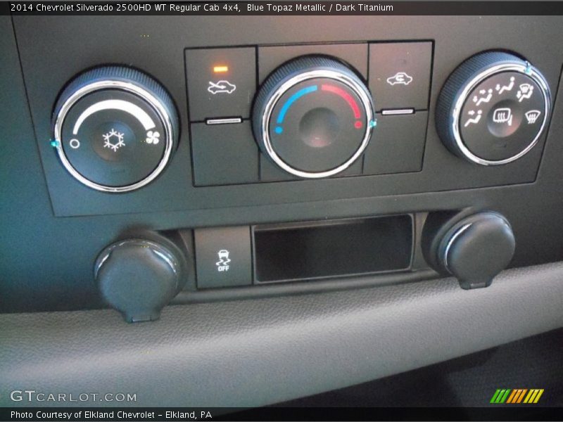 Blue Topaz Metallic / Dark Titanium 2014 Chevrolet Silverado 2500HD WT Regular Cab 4x4