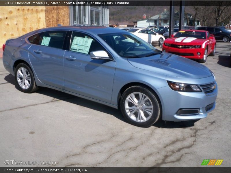 Silver Topaz Metallic / Jet Black/Dark Titanium 2014 Chevrolet Impala LT
