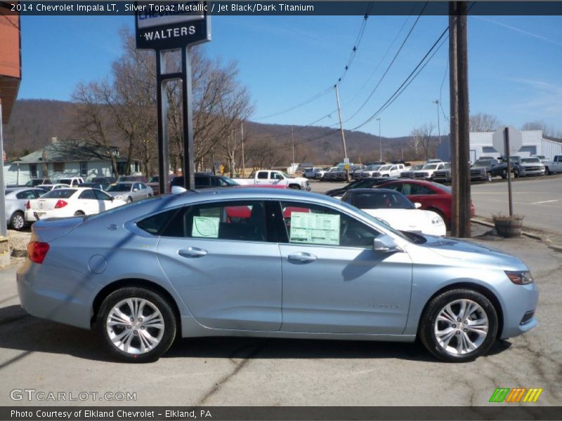 Silver Topaz Metallic / Jet Black/Dark Titanium 2014 Chevrolet Impala LT