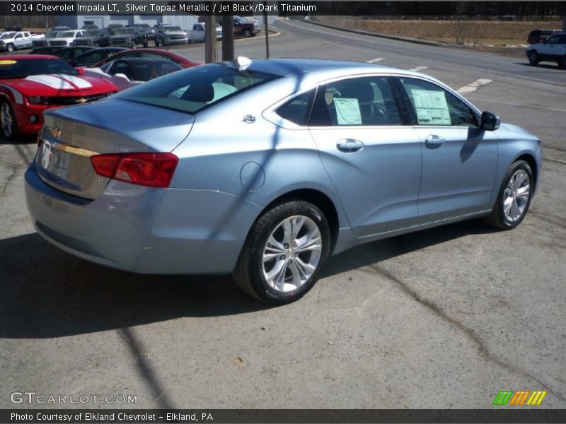 Silver Topaz Metallic / Jet Black/Dark Titanium 2014 Chevrolet Impala LT