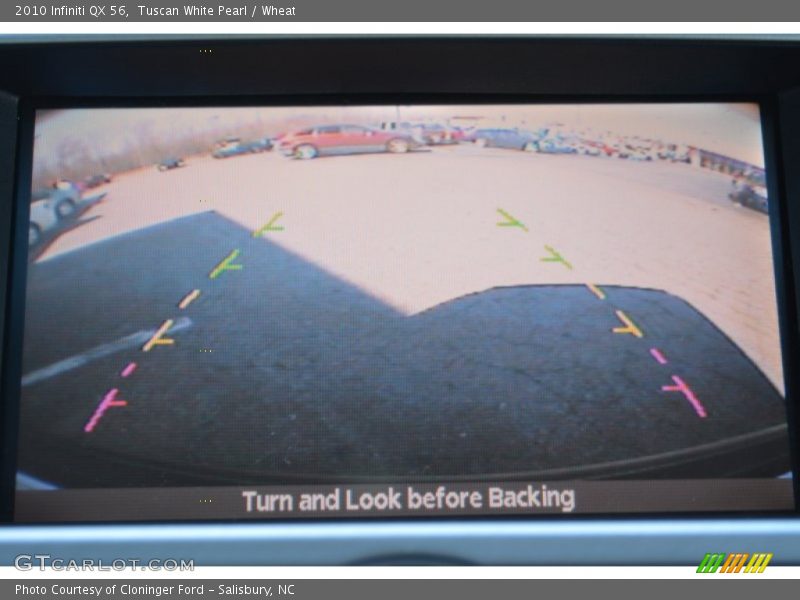 Tuscan White Pearl / Wheat 2010 Infiniti QX 56