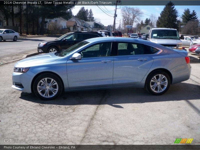 Silver Topaz Metallic / Jet Black/Dark Titanium 2014 Chevrolet Impala LT
