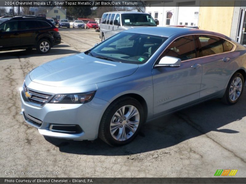 Silver Topaz Metallic / Jet Black/Dark Titanium 2014 Chevrolet Impala LT