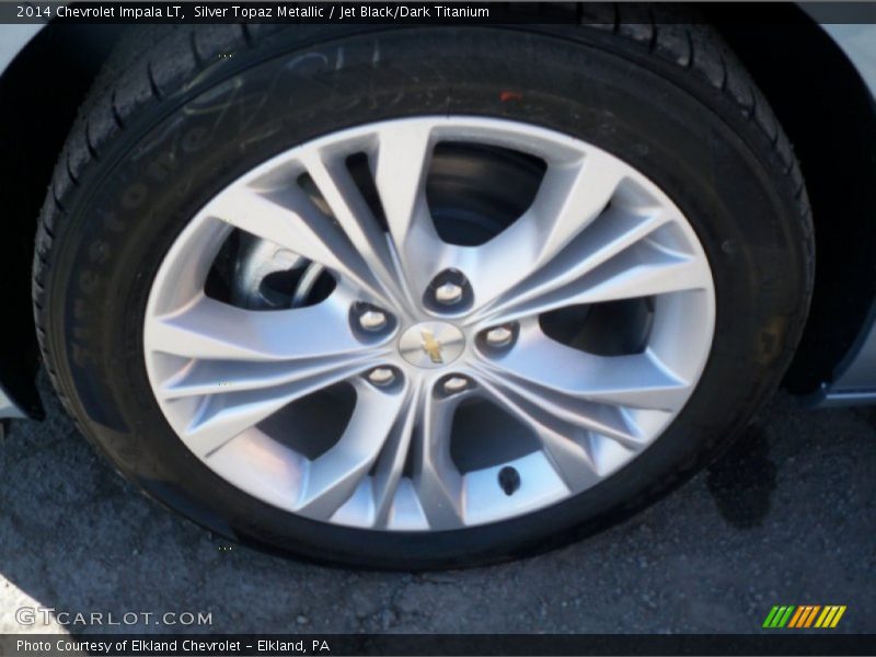 Silver Topaz Metallic / Jet Black/Dark Titanium 2014 Chevrolet Impala LT