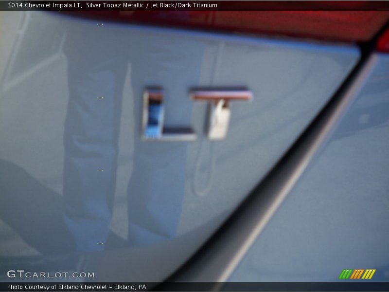 Silver Topaz Metallic / Jet Black/Dark Titanium 2014 Chevrolet Impala LT