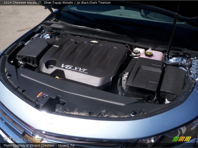 Silver Topaz Metallic / Jet Black/Dark Titanium 2014 Chevrolet Impala LT