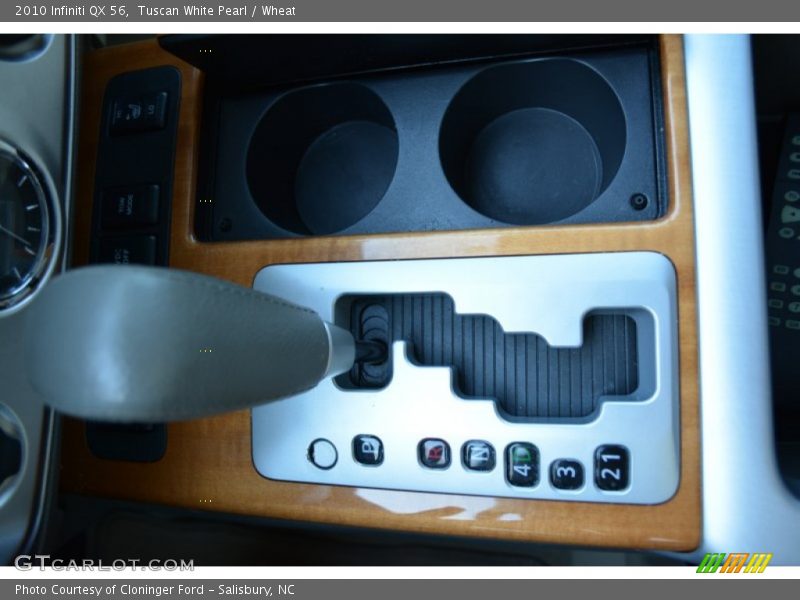 Tuscan White Pearl / Wheat 2010 Infiniti QX 56