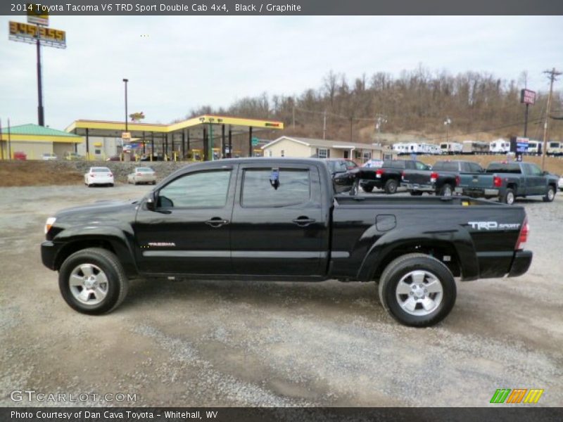 Black / Graphite 2014 Toyota Tacoma V6 TRD Sport Double Cab 4x4