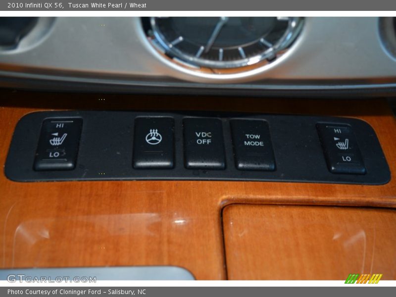 Tuscan White Pearl / Wheat 2010 Infiniti QX 56