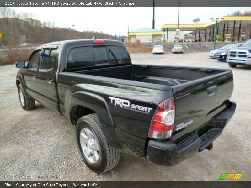 Black / Graphite 2014 Toyota Tacoma V6 TRD Sport Double Cab 4x4
