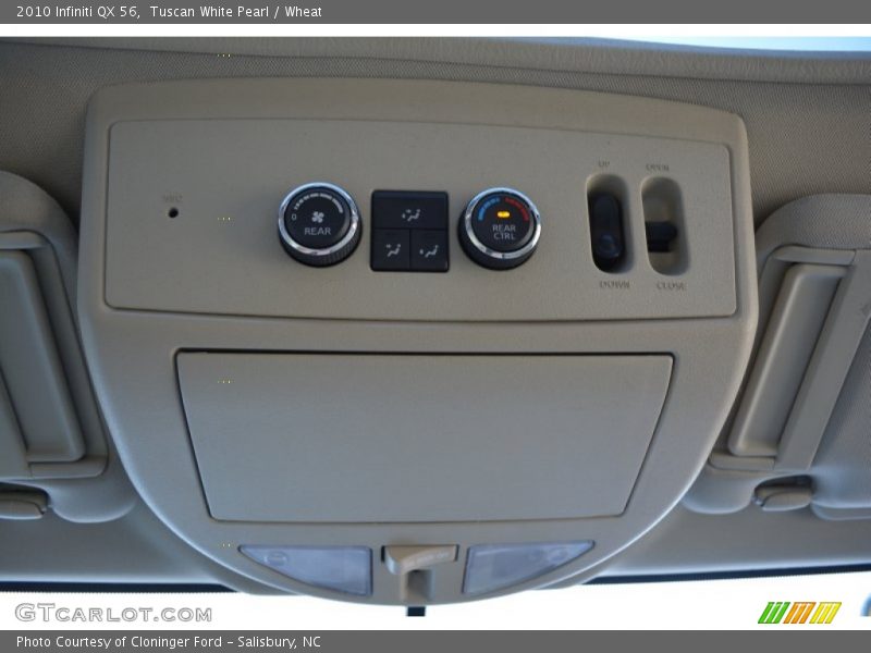 Tuscan White Pearl / Wheat 2010 Infiniti QX 56