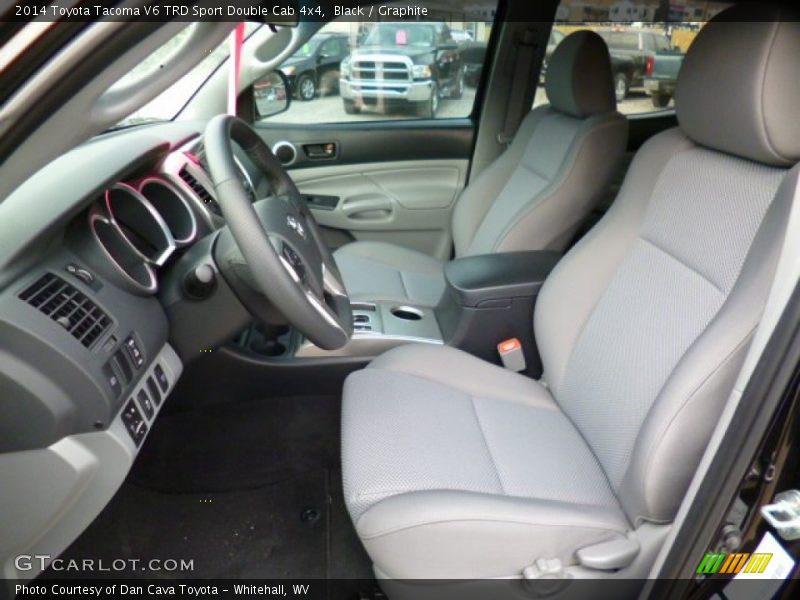 Black / Graphite 2014 Toyota Tacoma V6 TRD Sport Double Cab 4x4