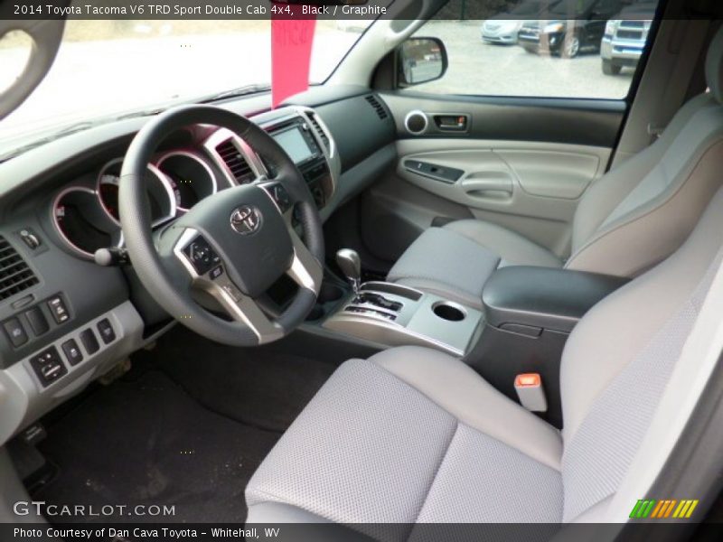 Black / Graphite 2014 Toyota Tacoma V6 TRD Sport Double Cab 4x4