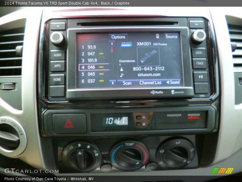 Black / Graphite 2014 Toyota Tacoma V6 TRD Sport Double Cab 4x4