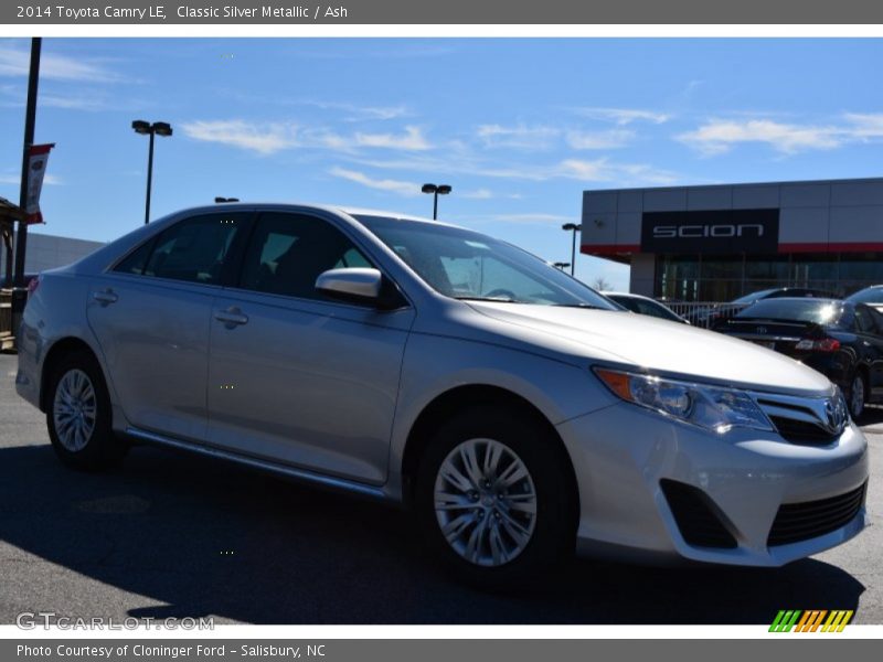 Classic Silver Metallic / Ash 2014 Toyota Camry LE